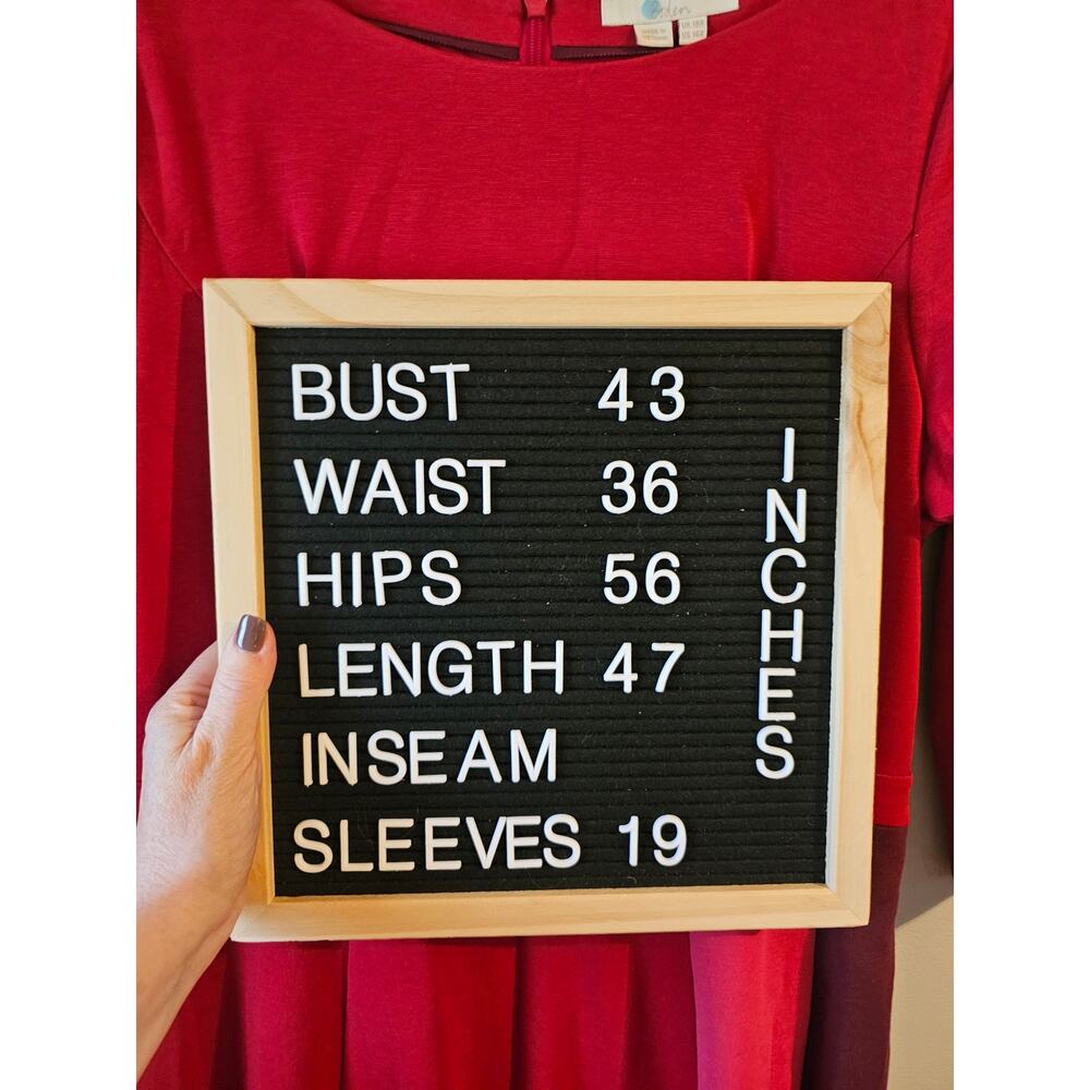 Boden Claudia Ponte Dress, Poinsettia red purple pink sz 14 midi - Picture 11 of 11